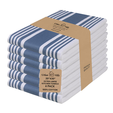 Toallas Urban Villa de cocina set de 6 algodón 100% absorbentes