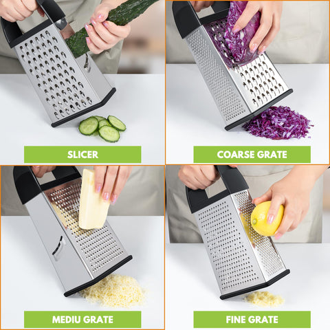 Urbanstrive Rallador mango ergonómico: agarre cómodo durante largas sesiones de cocina