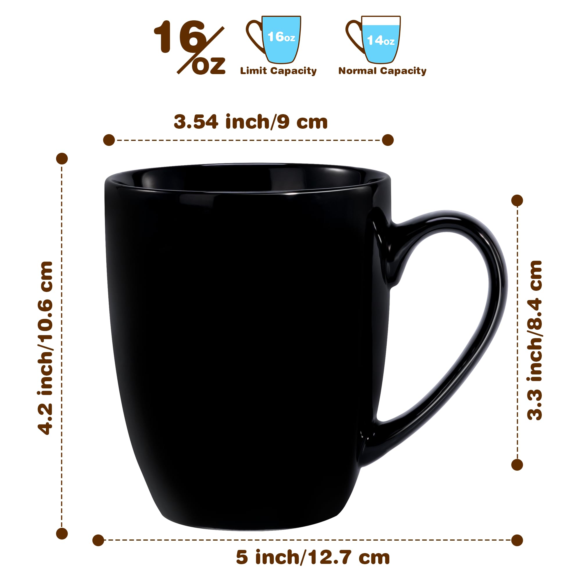 Urbanstrive taza café blanca con asa ergonómica, ideal para disfrutar en casa.