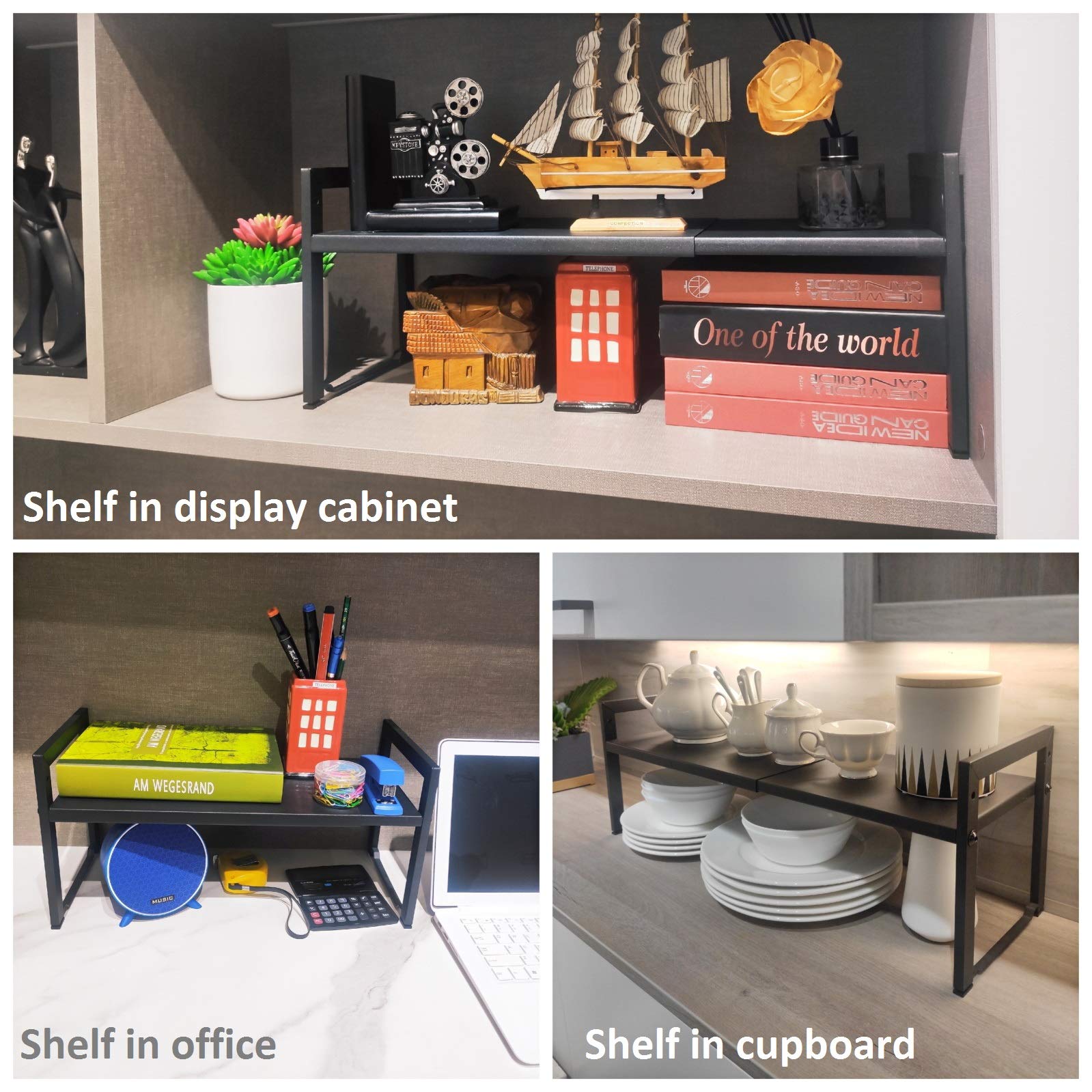 Urhomey plus estante en encimera para fregadero, organización práctica