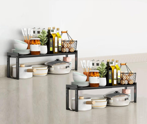 Urhomey plus estante expandible frente para encimera, ideal para ordenar la cocina
