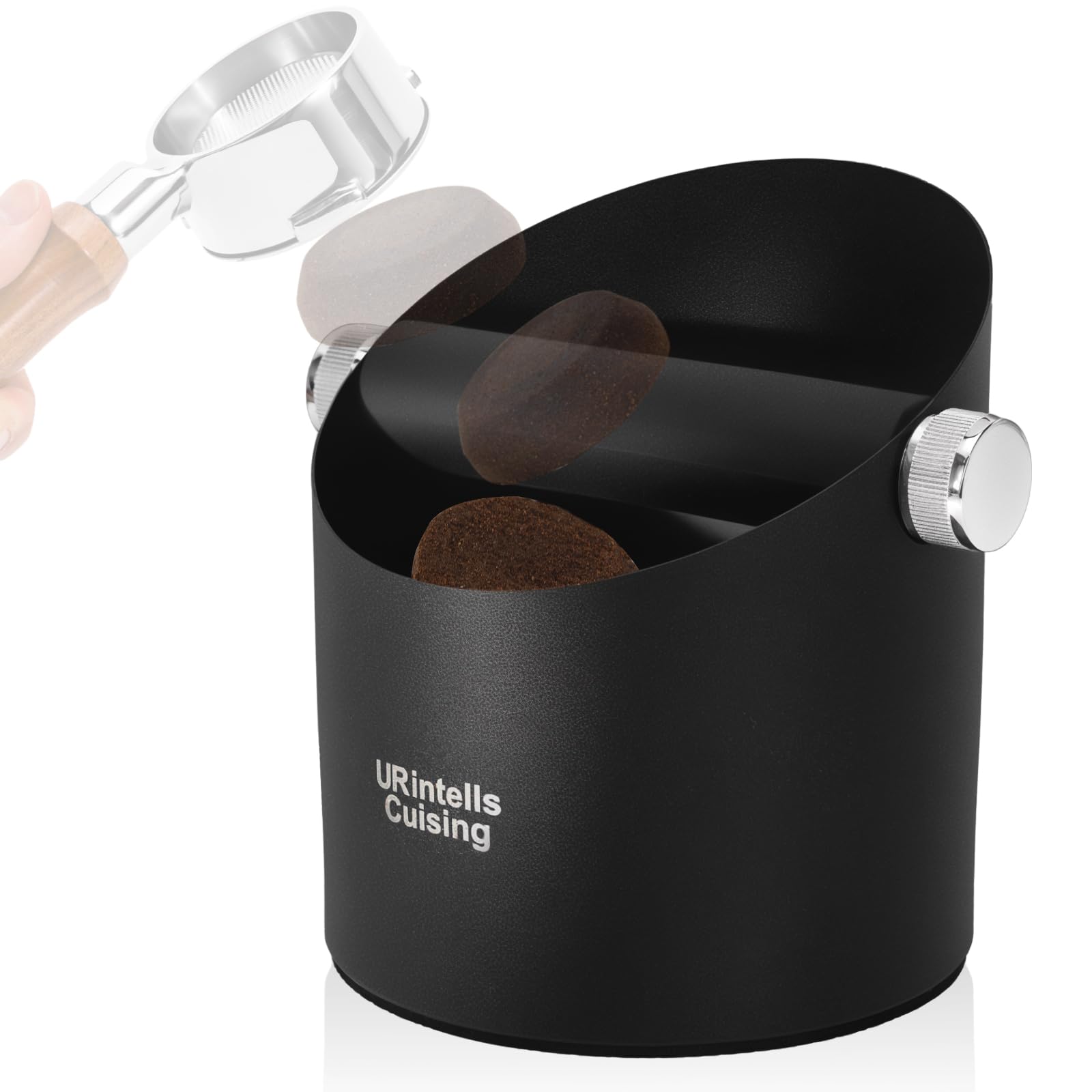 URintells Cuising caja de golpeo en acero inoxidable, duradera y fácil de limpiar.