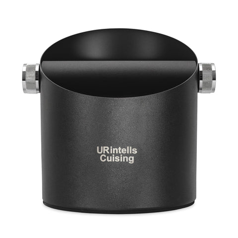 URintells Cuising caja de golpeo para espresso, 6,3 pulgadas, capacidad para diez discos.