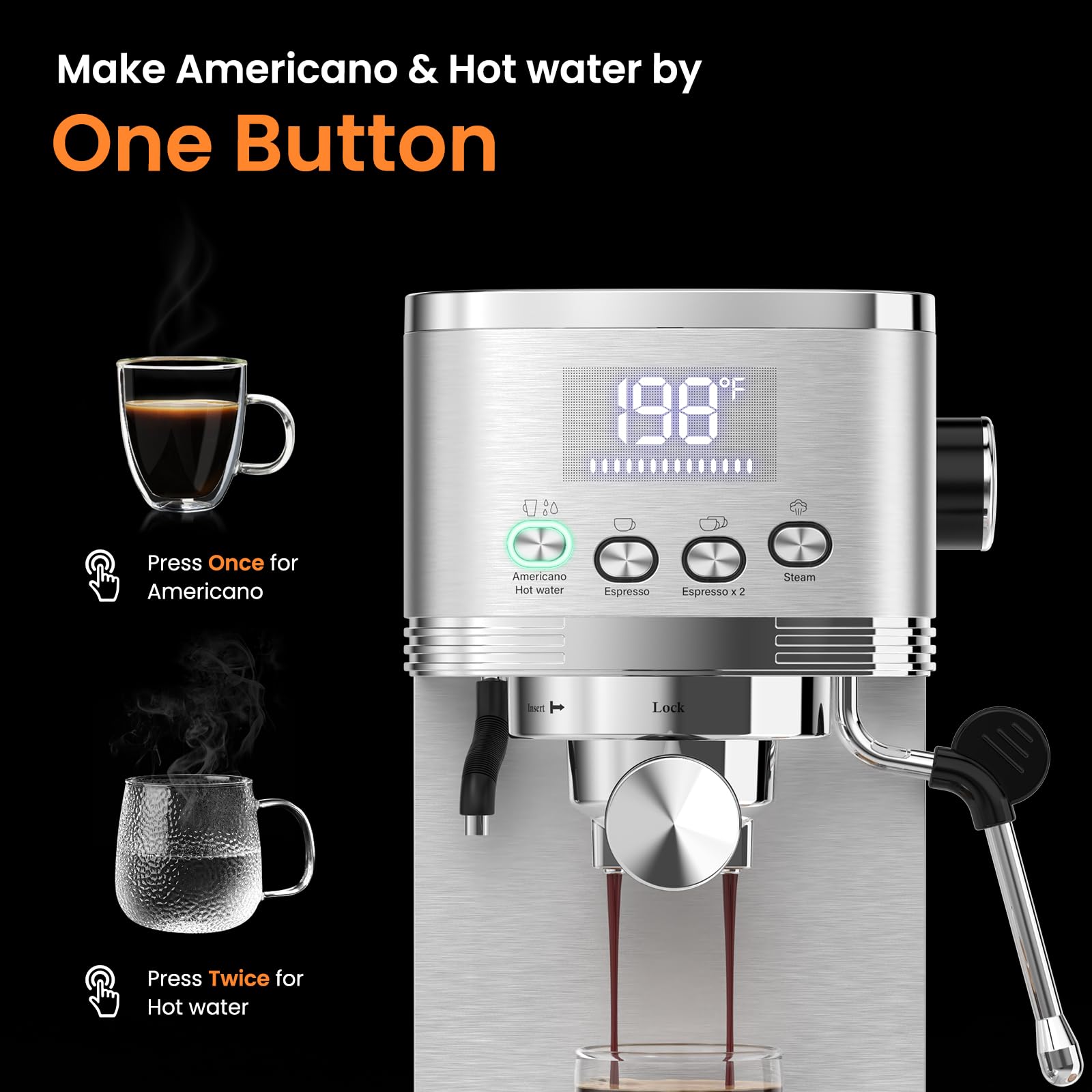 URintells Cuising crema estilo barista para bebidas intensas