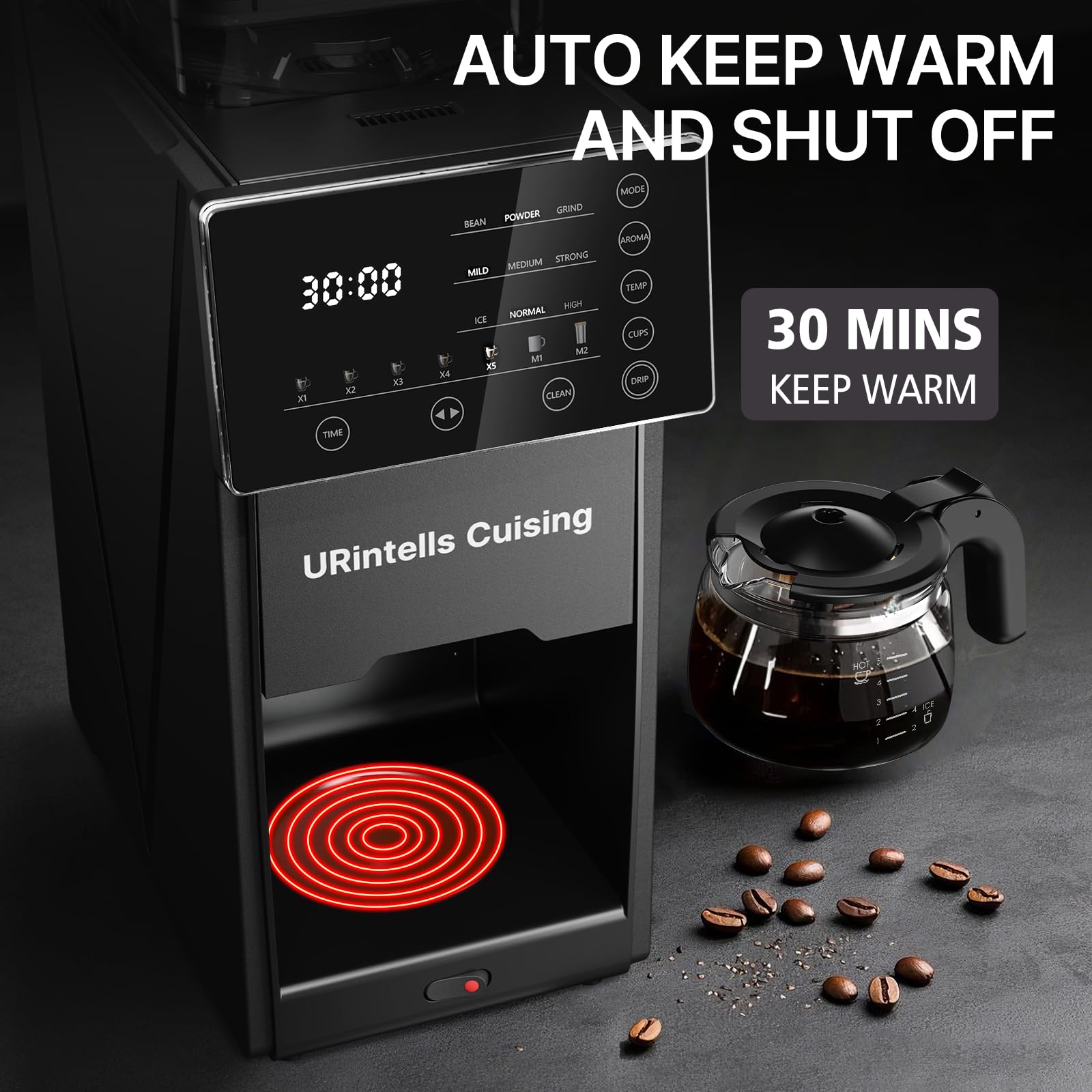 Jarra de vidrio de 22 oz de URintells Cuising para porciones perfectas