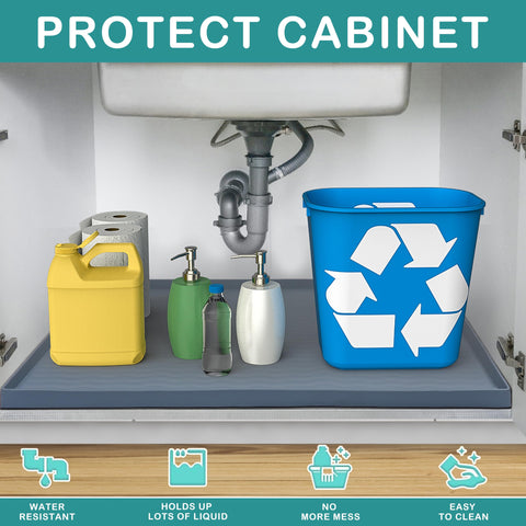 URMONA protector de gabinete silicona resistente para salpicaduras