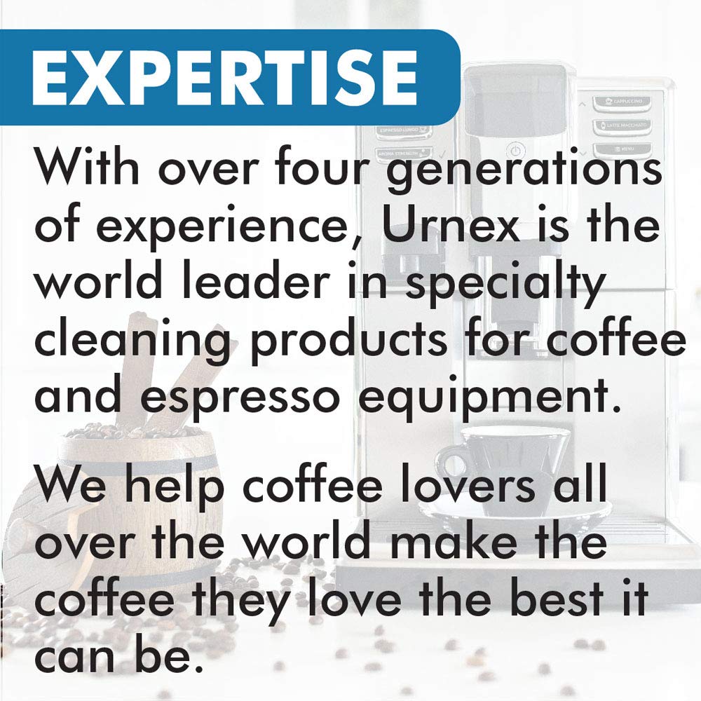 Urnex desincrustante universal, dos usos por botella para mantenimiento regular