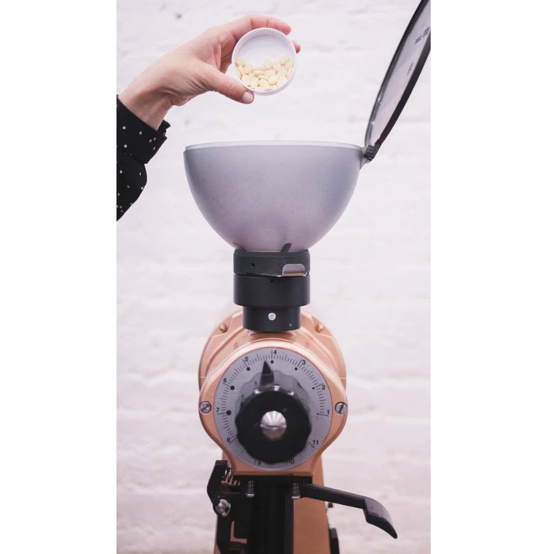 Urnex Grindz: absorbe aceites y residuos, manteniendo la frescura entre granos.
