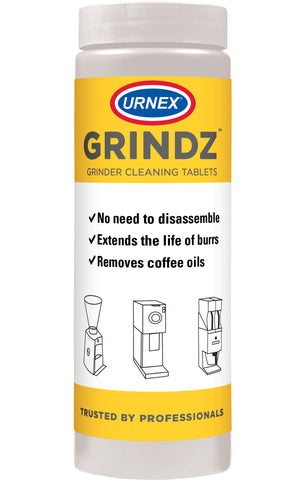 Urnex Grindz: limpieza de muelas para un molinillo higiénico y consistente.