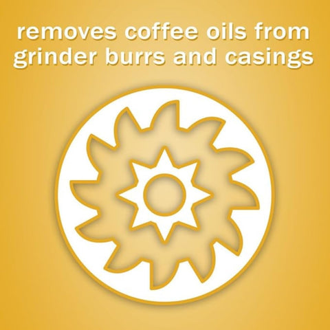 Urnex SuperGrindz apta para espresso y molinillos de tienda.
