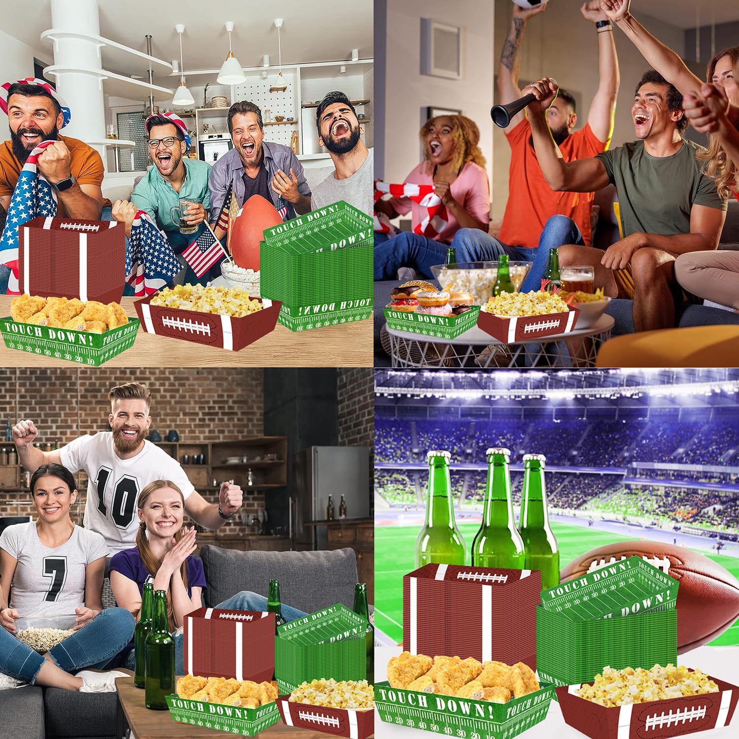 Empaque para eventos deportivos que simplifica la organización de la mesa.