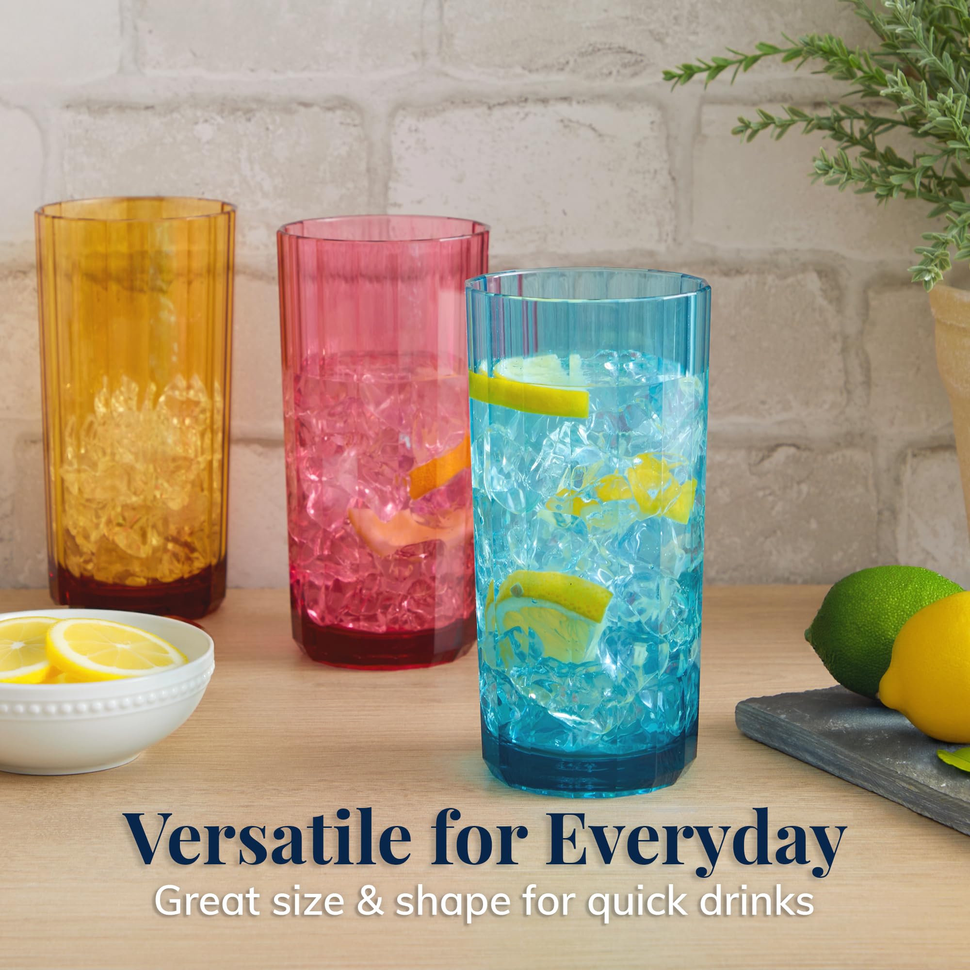 US Acrylic colores variados para mesa decorativa