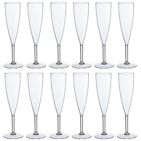 Vaso de 5 onzas para champán y cócteles de US Acrylic.