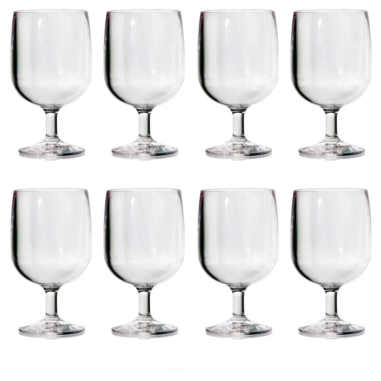 Diseño elegante US Acrylic, copas de 8 onzas para desayunos de fin de semana y reuniones.