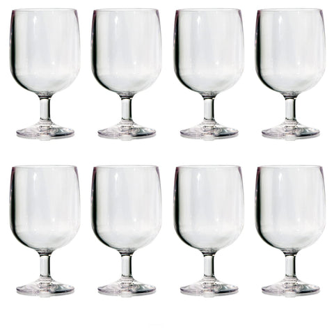 Diseño elegante US Acrylic, copas de 8 onzas para desayunos de fin de semana y reuniones.