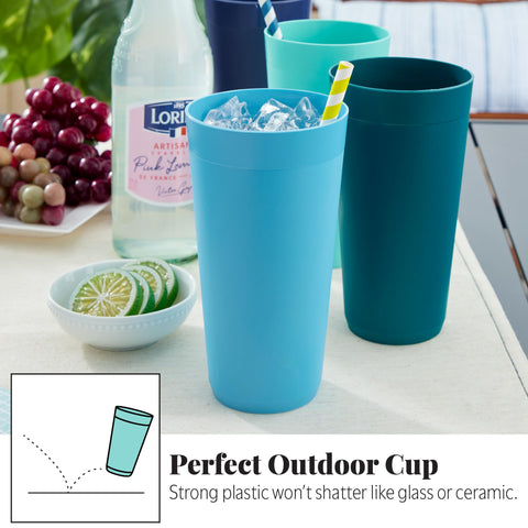 US Acrylic Newport diseño apilable 32 onzas vaso