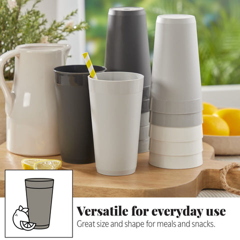 Vaso sin BPA Newport de US Acrylic, reutilizable y seguro para la familia.