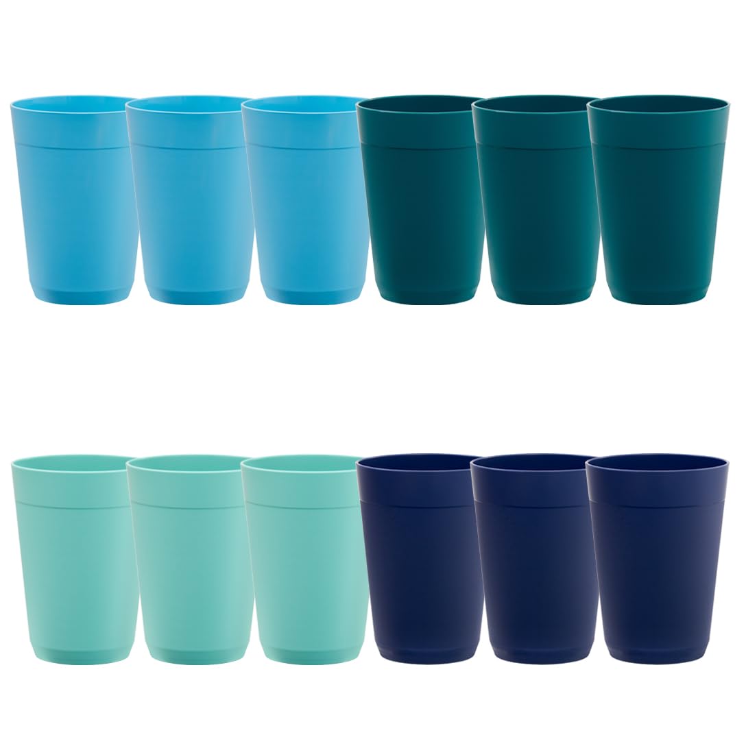 US Acrylic Newport, vaso índigo, ideal para bebidas diarias en casa