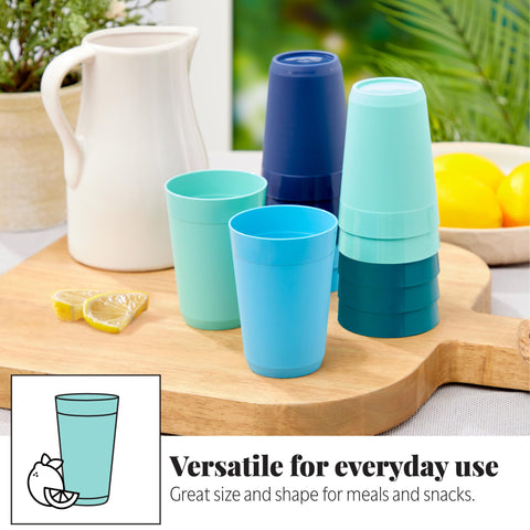 US Acrylic Newport, vaso seafoam, apto para microondas y lavavajillas