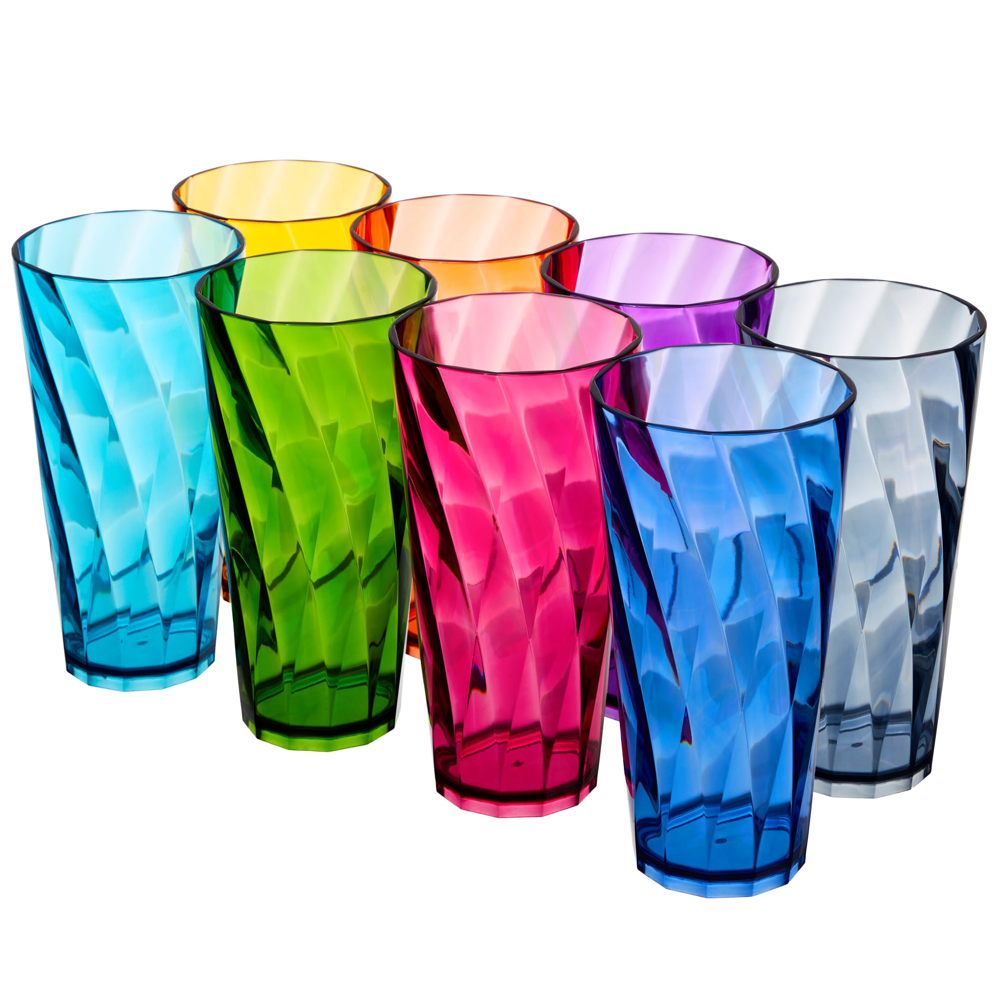 US Acrylic Optix vaso 26oz esmeralda, ideal para bebidas refrescantes al aire libre