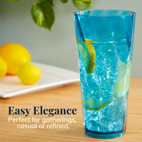 US Acrylic Optix vaso 26oz topacio, robusto para bar en casa