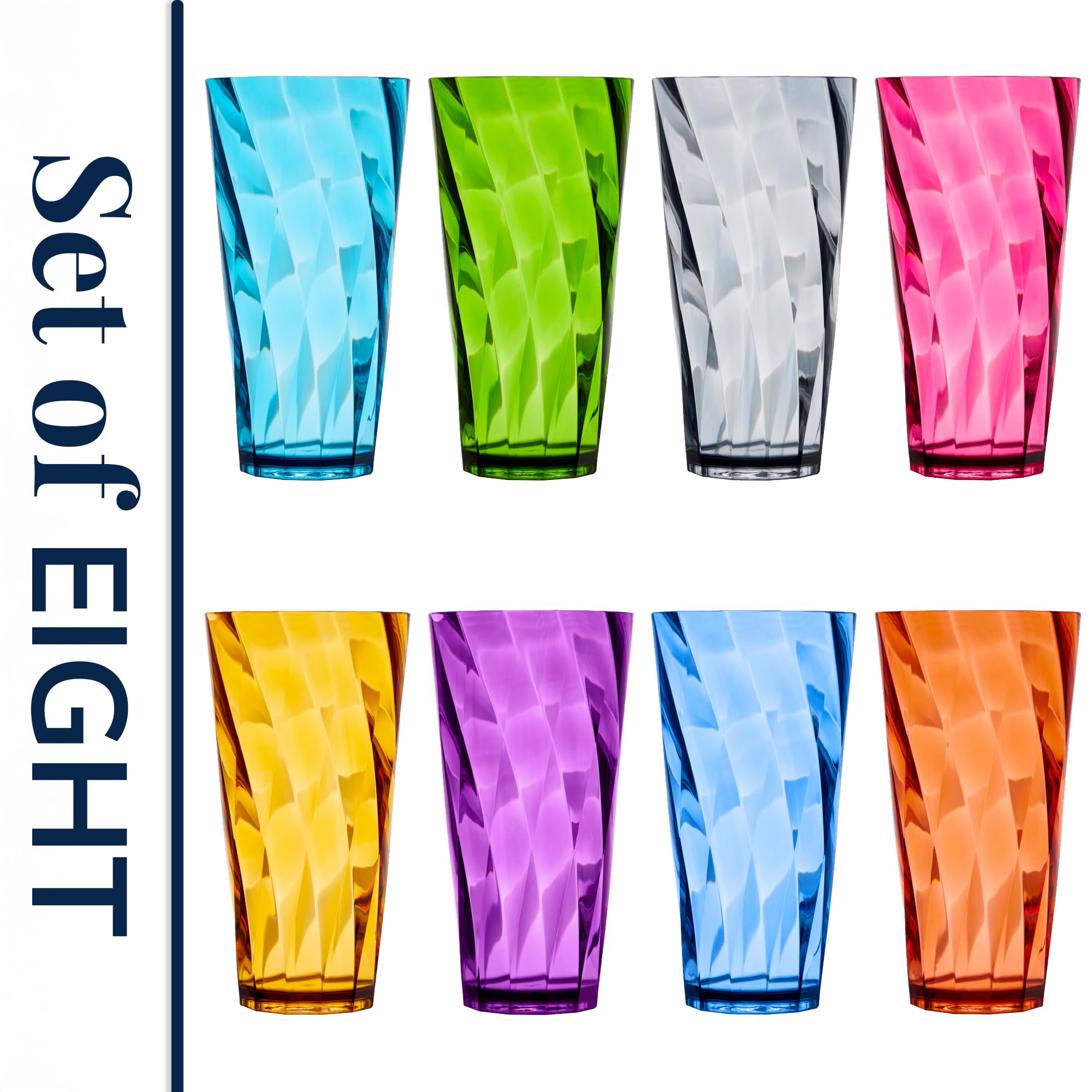 US Acrylic Optix vaso 26oz turquesa, ideal para bebidas frías en exterior