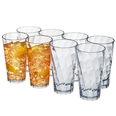 US Acrylic Optix vasos de plástico 20 oz claros, aptos para uso diario.