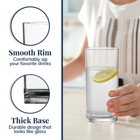 US Acrylic set de 6 vasos, perfecto para reuniones.
