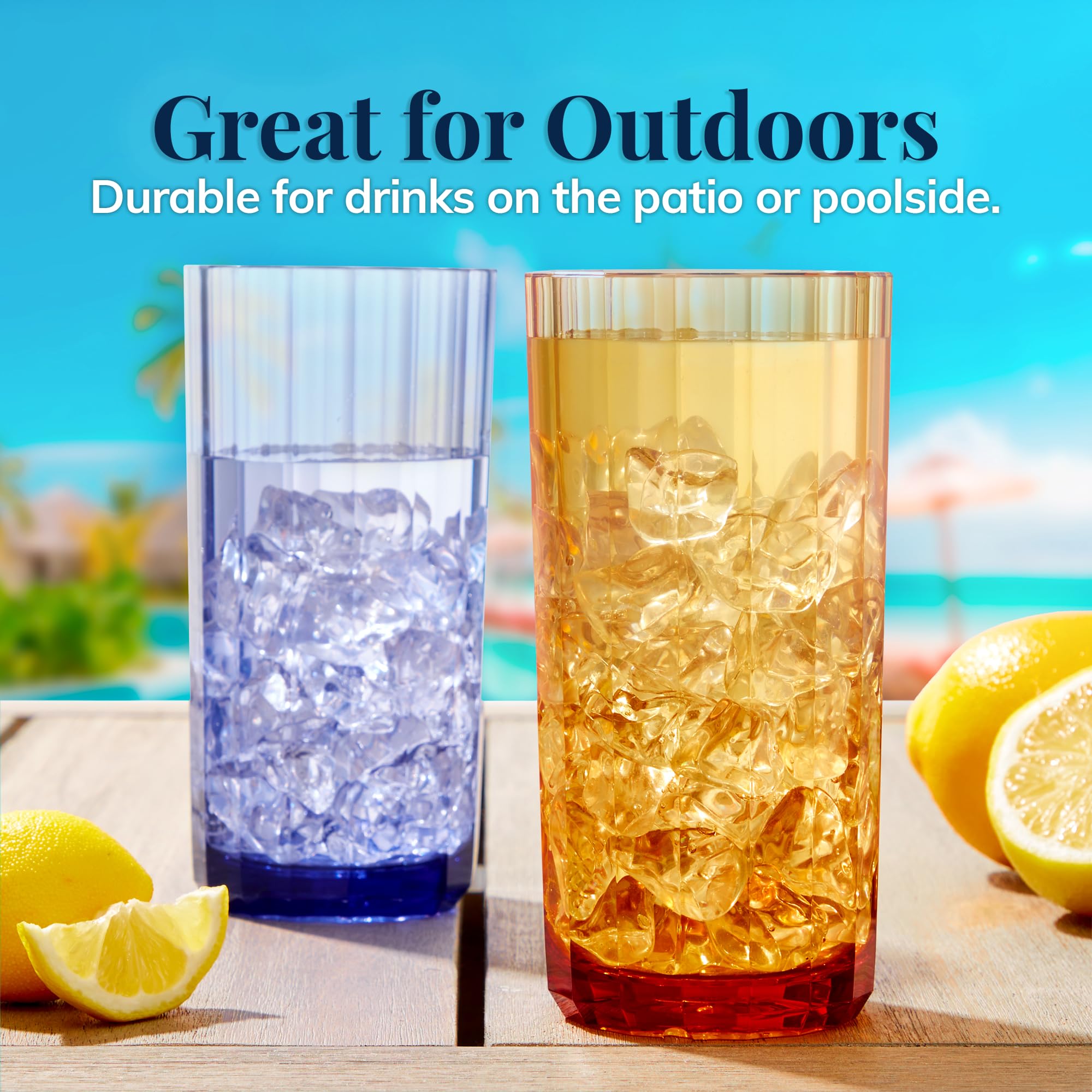 US Acrylic vaso 18oz para bebidas diarias