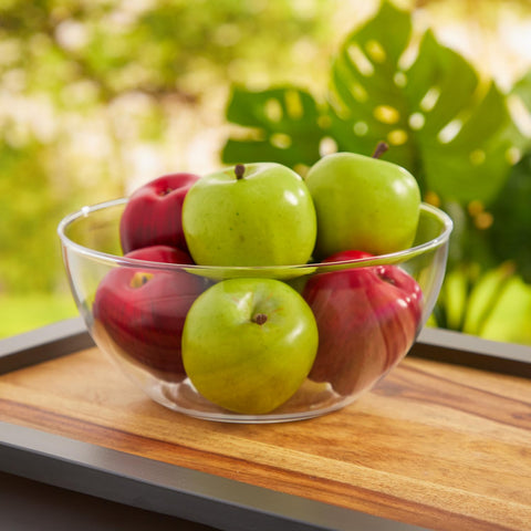 US Acrylic Vista Clear: diseño versátil para servir postres y ensaladas.