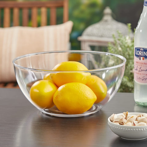 US Acrylic Vista Clear: tazones de servicio para mesa, 10 pulgadas.