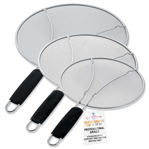 U.S. Kitchen Supply escudo anti salpicaduras 13 pulgadas evita salpicaduras al cocinar