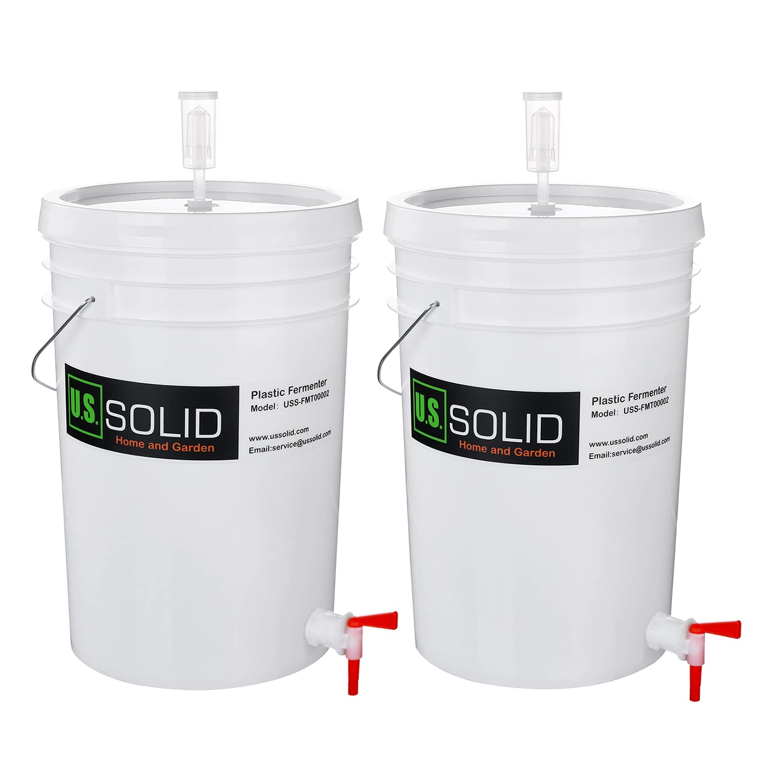 U.S. Solid fermentador de 6,5 galones, ideal para lotes grandes y fermentación controlada.