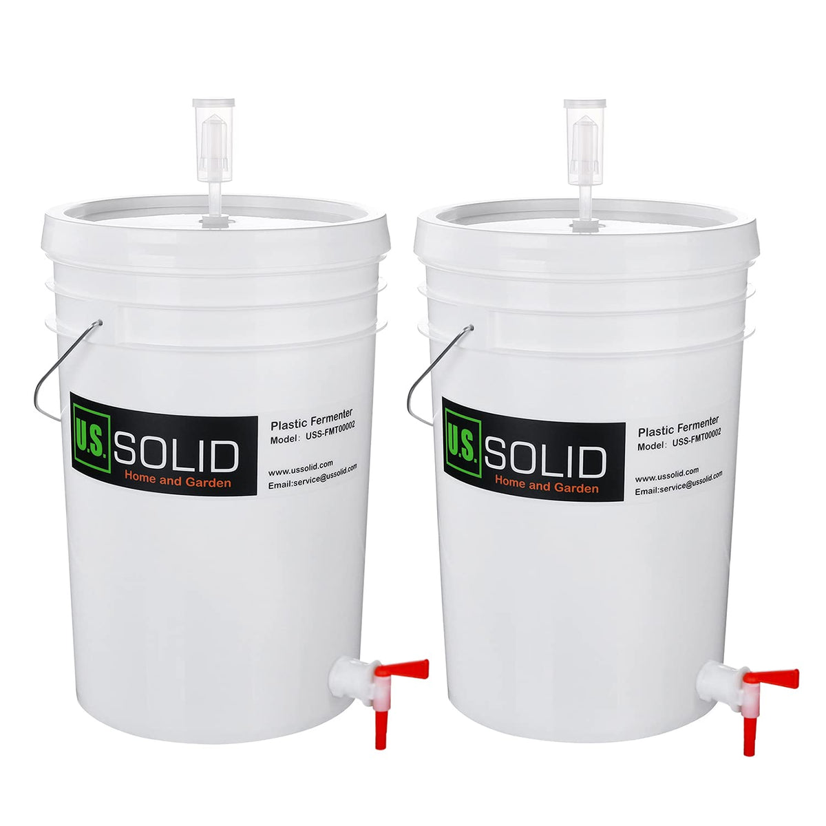 U.S. Solid fermentador de 6,5 galones, ideal para lotes grandes y fermentación controlada.