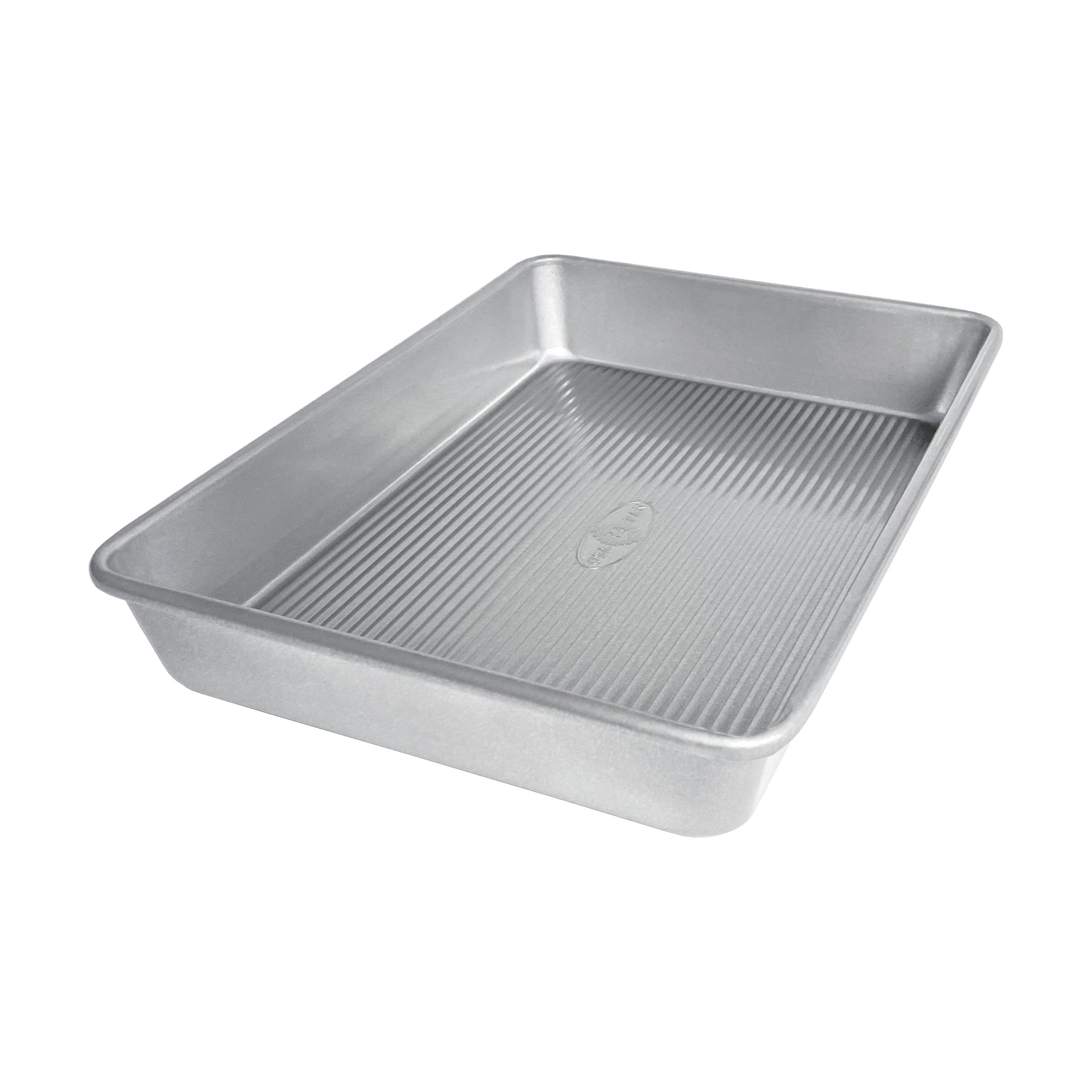 USA Pan bandeja rectangular sin costura para desmoldar y limpiar fácilmente
