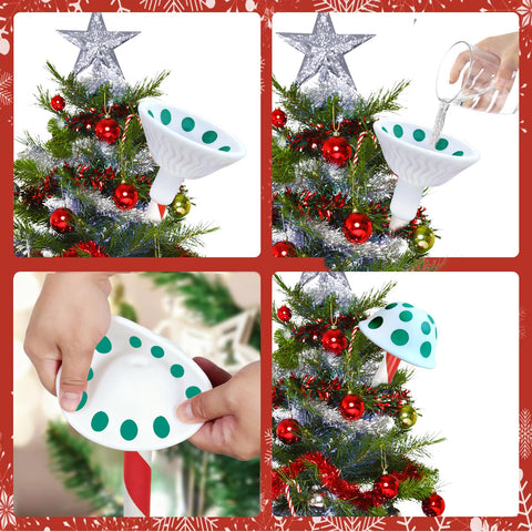 Usakiibebe con diseño espiral navidad, añade valor decorativo y facilita el uso