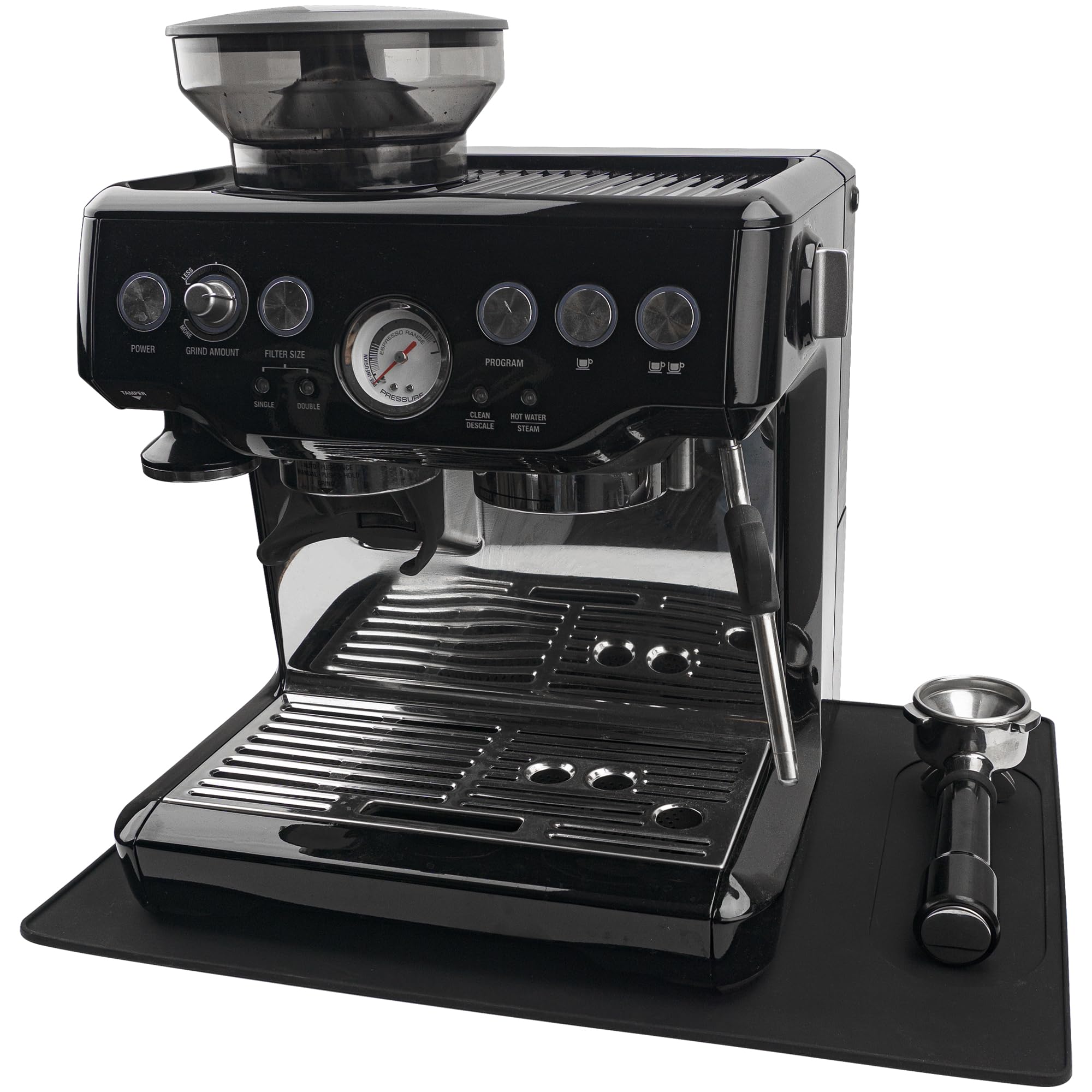 USEAMIE almohadilla de silicona bajo la máquina de café con borde para derrames
