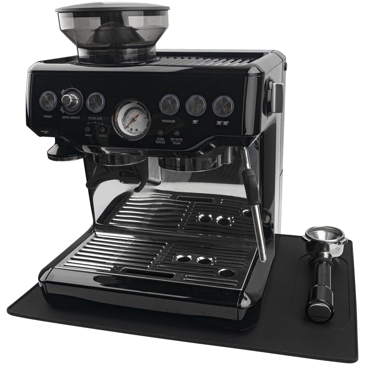 USEAMIE almohadilla de silicona bajo la máquina de café con borde para derrames