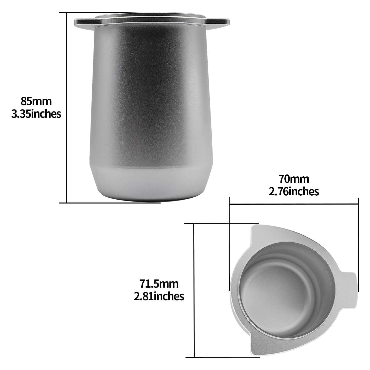 Aluminio grado alimentario con acabado mate plateado de USEAMIE.
