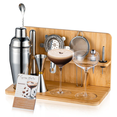 USEERIL kit martini de café de 14 piezas para casa, práctico y completo.