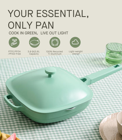 Mango ligero de USELUCK Pix Pan para un manejo cómodo y seguro.