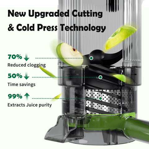 USHALO sistema espiral 7 etapas que extrae más jugo y reduce calor