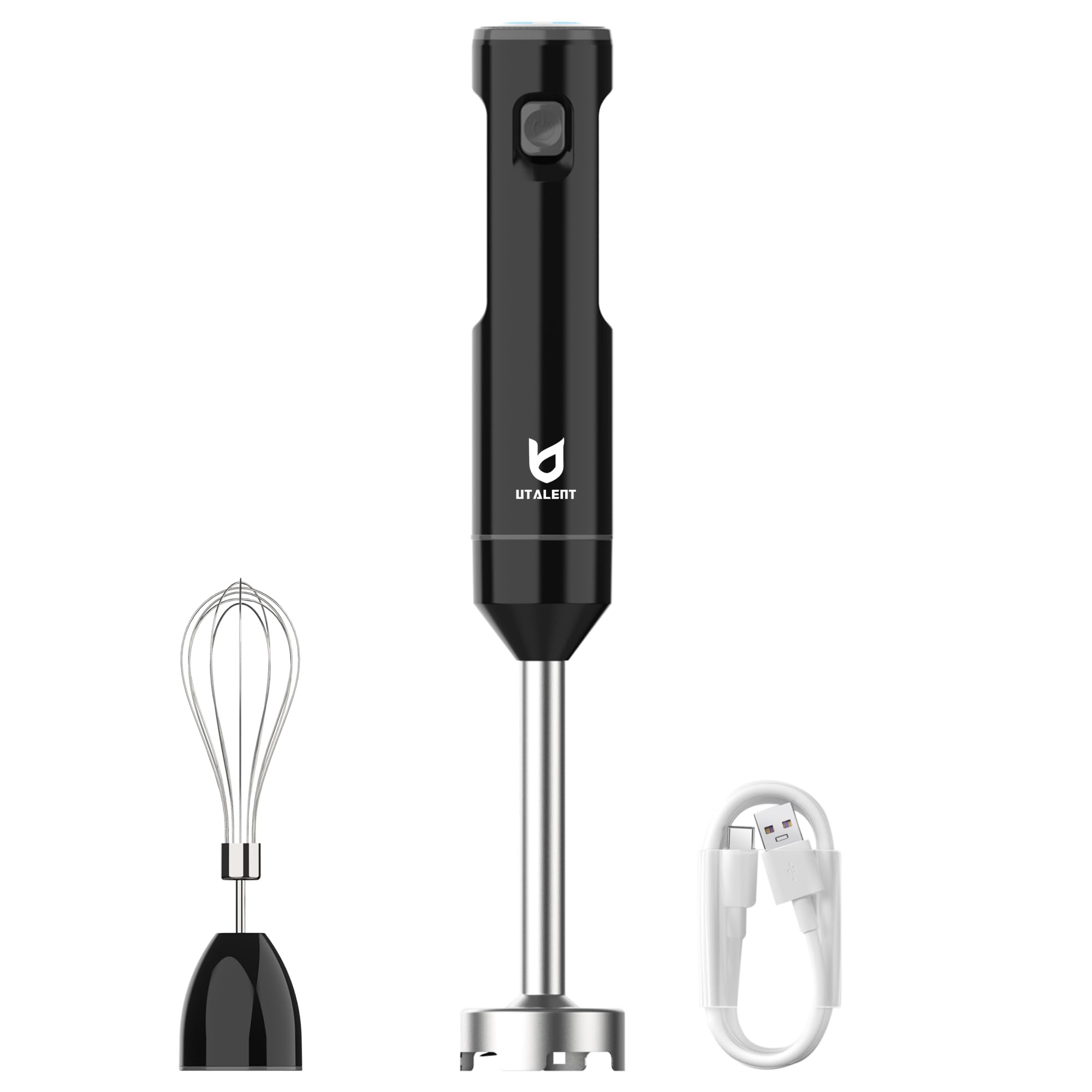 UTALENT batidora de mano sin cables para batidos y cremas suaves.