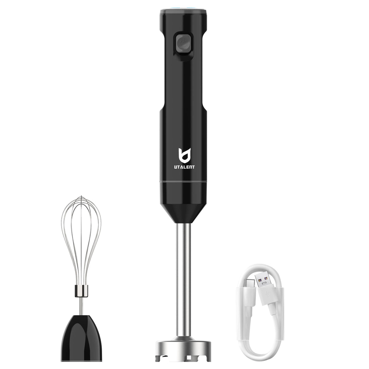 UTALENT batidora de mano sin cables para batidos y cremas suaves.