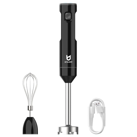 UTALENT batidora de mano sin cables para batidos y cremas suaves.