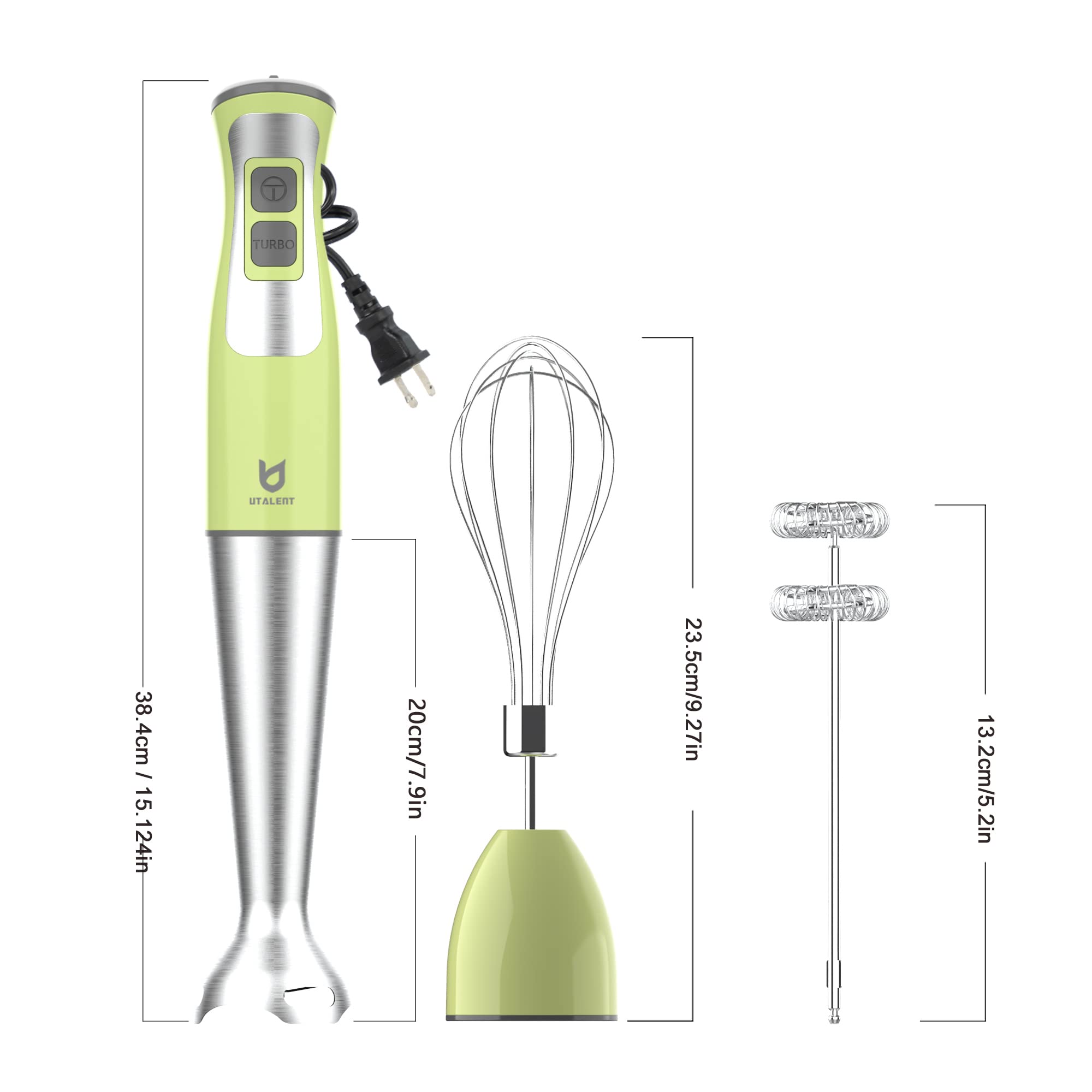 UTALENT motor 300W silencioso para preparaciones diarias