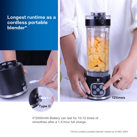 UTALENT: vaso removible de 25 oz, fácil de transportar y beber en movimiento.