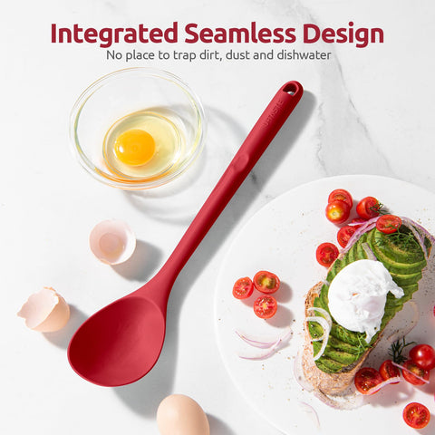 Conjunto de dos cucharas rojas U-Taste para cocinar.
