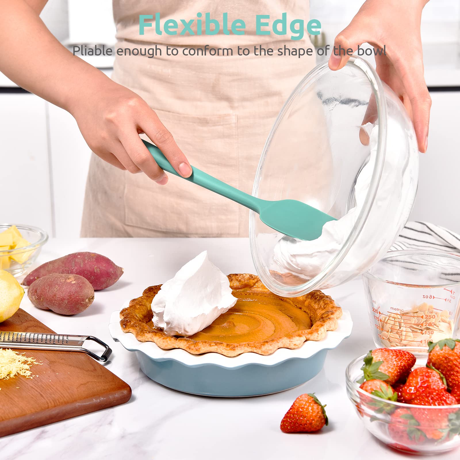 Espátula U-Taste con diseño unido y duradero para uso diario