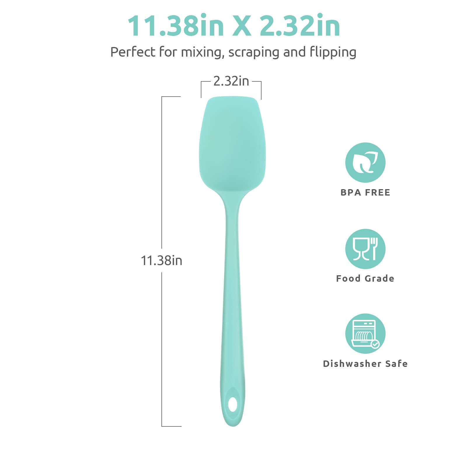 Espátula U-Taste de silicona de alta temperatura para cocción y horneado